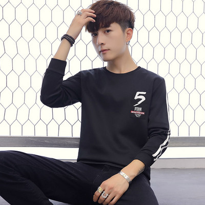 Ανδρική μπλούζα casual σε μαύρο και άσπρο χρώμα