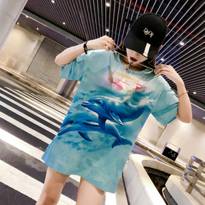 HIT Aktuális női póló különböző színekben - hosszú modell