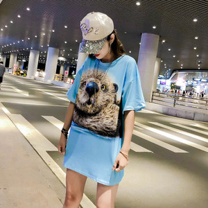 HIT Aktuális női póló különböző színekben - hosszú modell