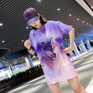 HIT Aktuális női póló különböző színekben - hosszú modell