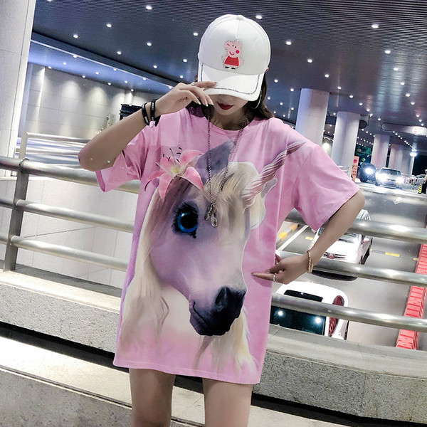 HIT Aktuális női póló különböző színekben - hosszú modell