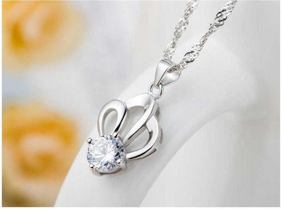 Díszköves női nyaklánc két színben