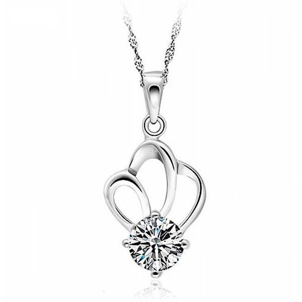 Díszköves női nyaklánc két színben