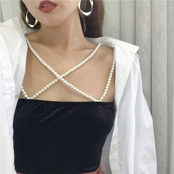 Modern női bársony felső fekete és rózsaszín gyöngyökkel