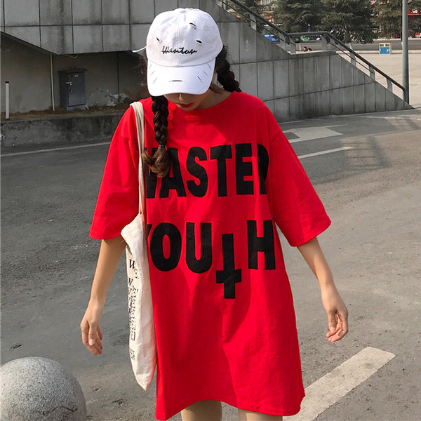 Γυναικείο μπλουζάκι  με μακριά μανίκια σε κόκκινο και κίτρινο χρώμα