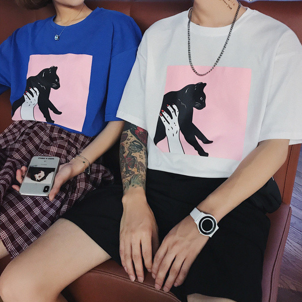 Alkalmi női póló színes rátéttel, három színben