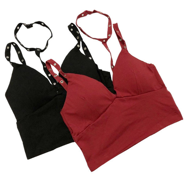 Modern női felső fekete, piros és fehér színekben