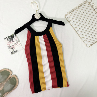 Csíkos női felső három színben