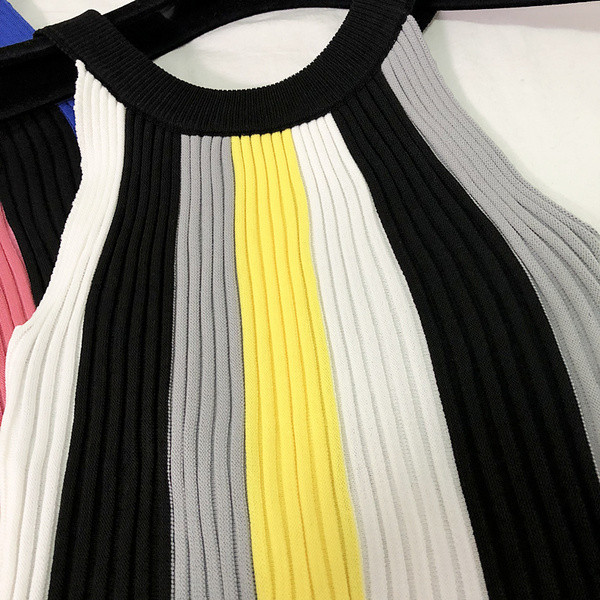 Csíkos női felső három színben