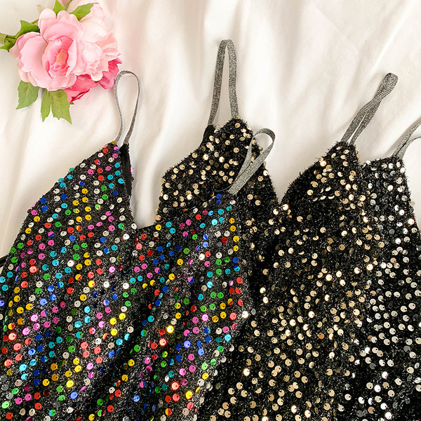 Maieu modern de dama cu paiete in doua culori