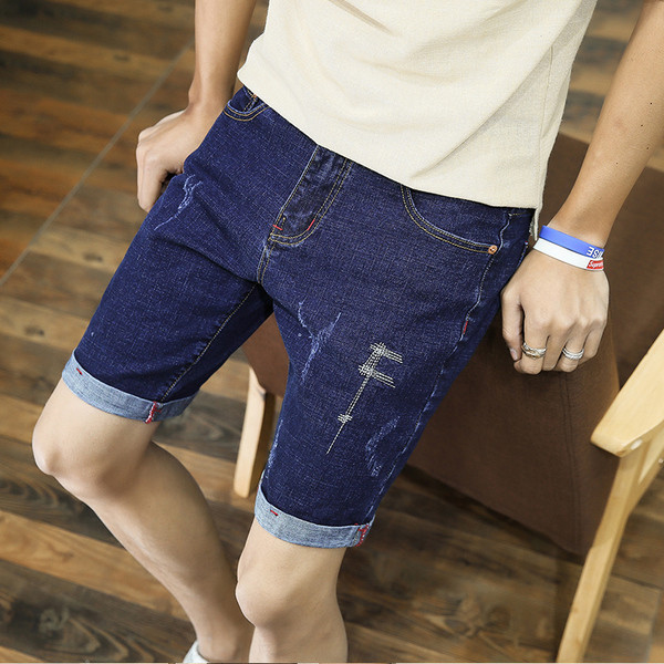 Férfi farmer rövidnadrág két színben