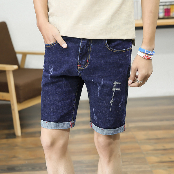 Férfi farmer rövidnadrág két színben