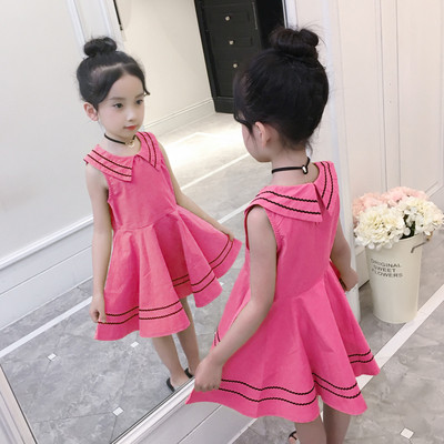 Stílusos gyerekruha lányoknak rózsaszín és sárga színben