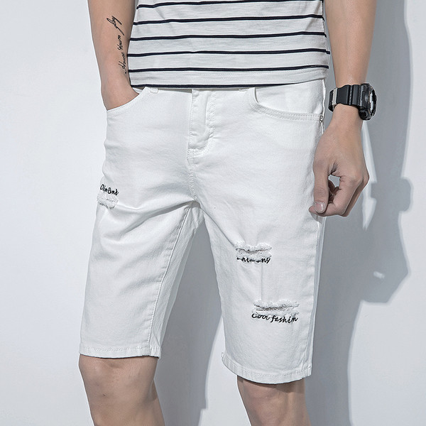 Férfi rövidnadrág fehér és fekete színben