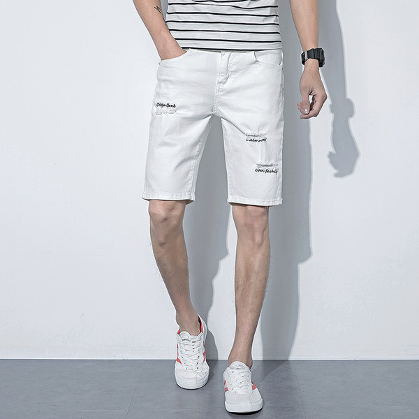 Férfi rövidnadrág fehér és fekete színben