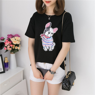 Aktuális női póló színfelvitellel két modellben és többféle színben