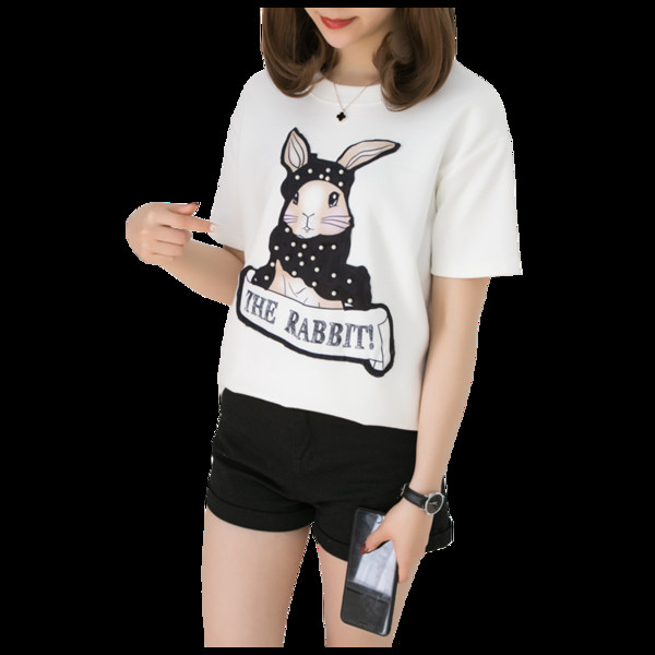 Aktuális női póló színfelvitellel két modellben és többféle színben