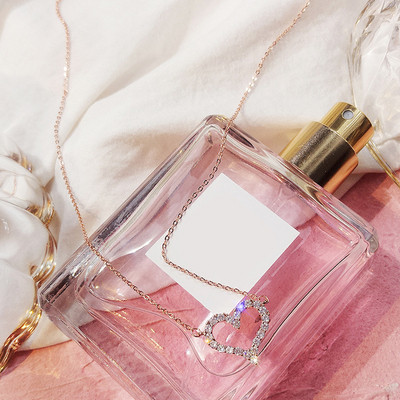 Női mindennapi nyaklánc két színben, díszkövekkel