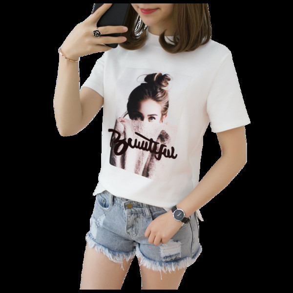 Γυναικέια  μπλούζα με έγχρωμο κέντημα και επιγραφή σε μαύρο, λευκό και καφέ χρώμα