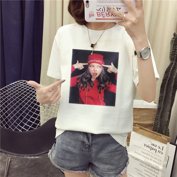 Γυναικείο μπλουζάκι  σε λευκό χρώμα