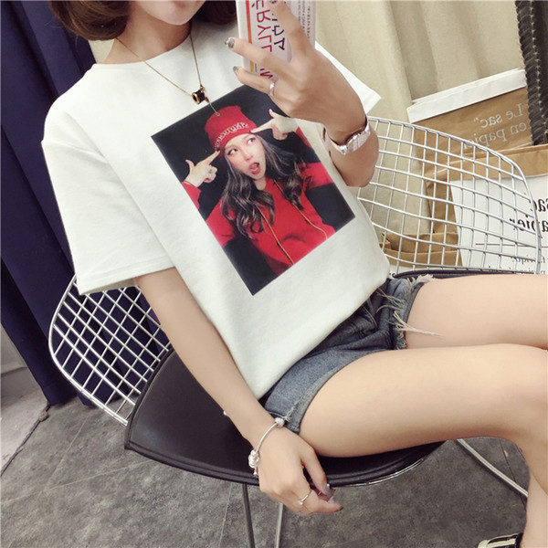 Γυναικείο μπλουζάκι  σε λευκό χρώμα