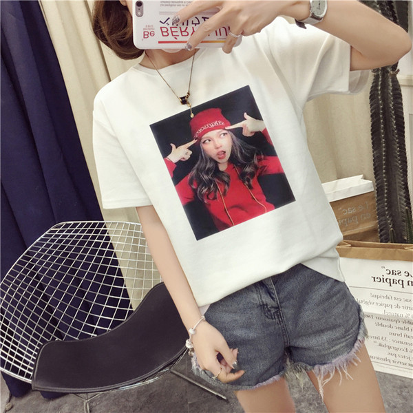 Γυναικείο μπλουζάκι  σε λευκό χρώμα