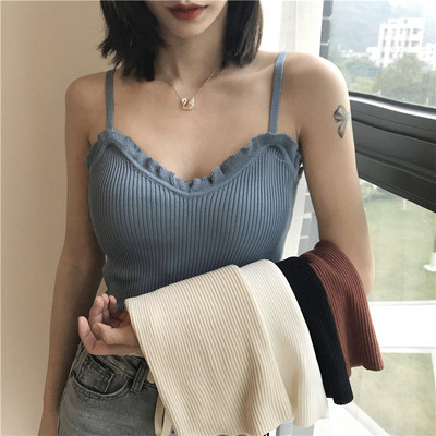 Γυναικείο  μοντέρνο αμάνικο με λεπτές λωρίδες σε διάφορα χρώματα