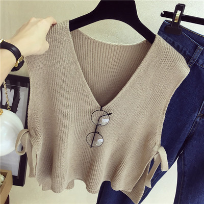 Női akasztófelső V-nyakkal és oldalsó megkötővel több színben