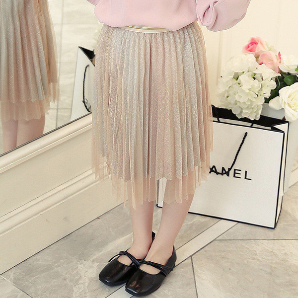 Modern rakott gyerekszoknya két színben