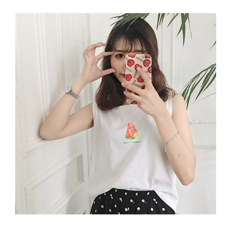 Női lezser felső, fekete-fehér rátéttel és felirattal