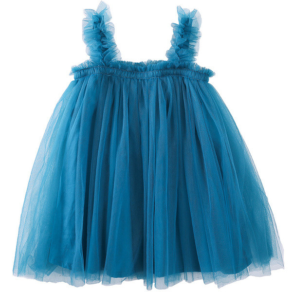 Modern gyerekruha tüll és pántokkal, két színben