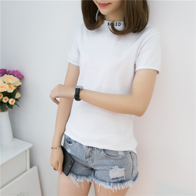 Modern női póló fehér és fekete színben