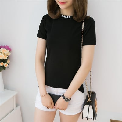 Modern női póló fehér és fekete színben