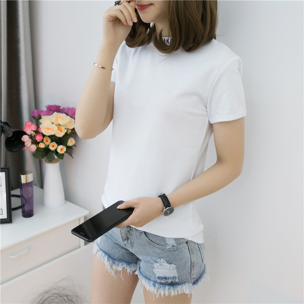 Modern női póló fehér és fekete színben