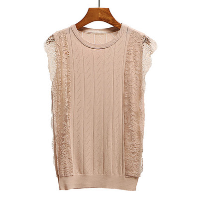 Μοντέρνο γυναικείο πουκάμισο με δαντέλα σε διάφορα χρώματα