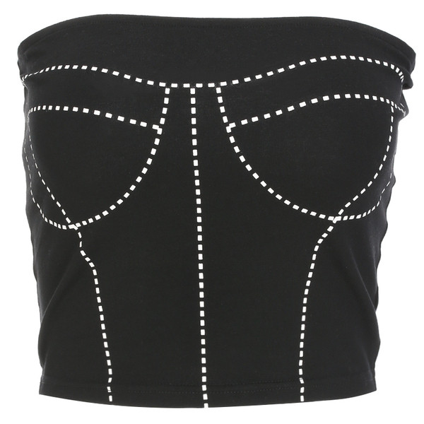 Modern női mellszoba fekete színben