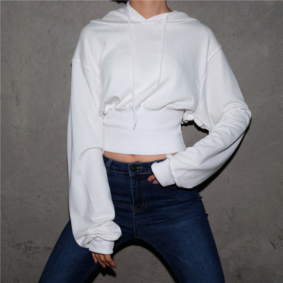 Sportos-alkalmi női pulóver kapucnival több színben