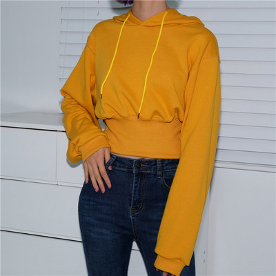 Sportos-alkalmi női pulóver kapucnival több színben