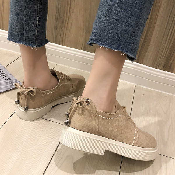 Mocasini moderni de dama din piele intoarsa ecologica in doua culori