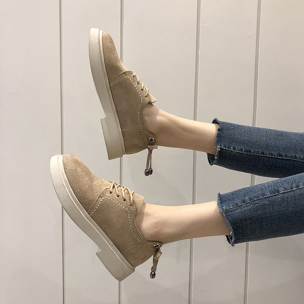 Mocasini moderni de dama din piele intoarsa ecologica in doua culori