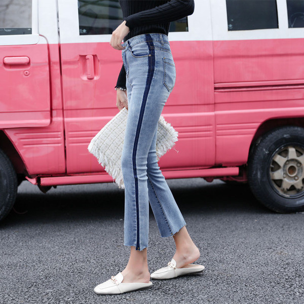 Stílusos női farmer magas derékkal, három színben