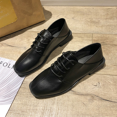 Mocasini de dama de culoare neagra din piele ecologica - doua modele