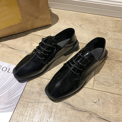 Mocasini de dama de culoare neagra din piele ecologica - doua modele