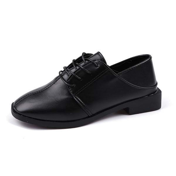 Mocasini de dama de culoare neagra din piele ecologica - doua modele