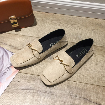 Mocasini de dama de actualitate din piele intoarsa ecologica in trei culori