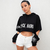 Modern női pulóver fekete mintával