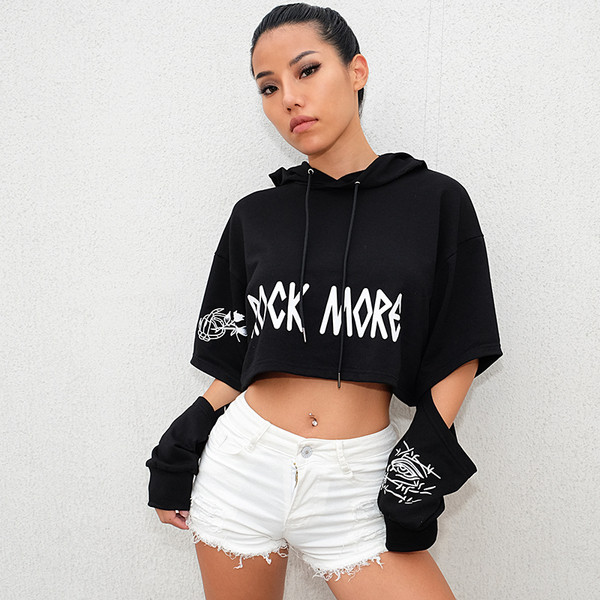 Modern női pulóver fekete mintával