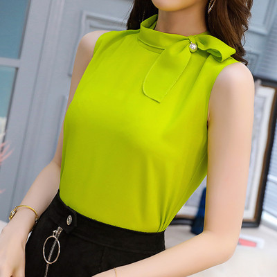 Stílusos női felső O-nyakkal, két színben