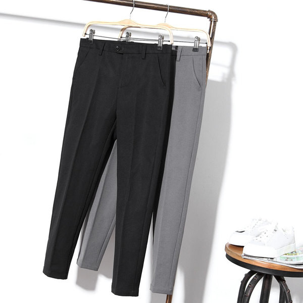 Elegáns férfi nadrág szürke és fekete színben