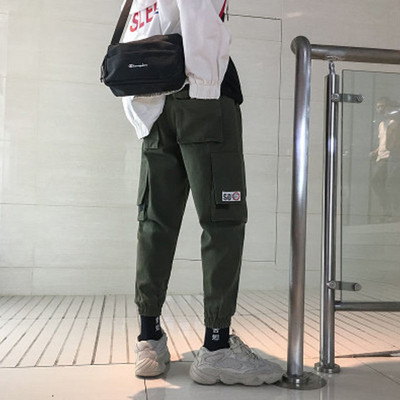 Pantaloni casual pentru barbati in trei culori cu buzunare